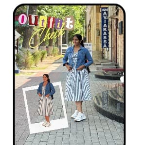 Outfit check lifestyle carousel