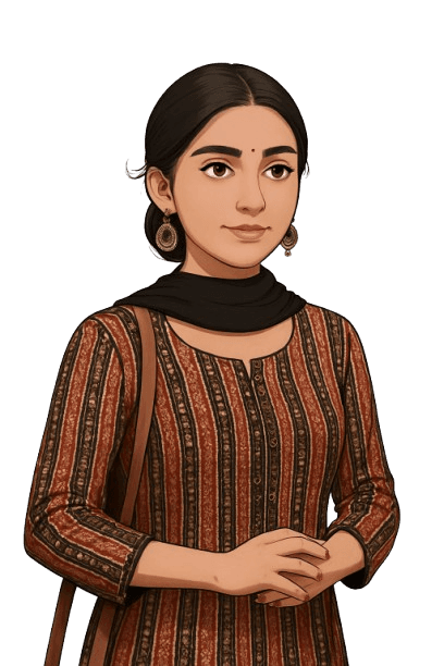 Illustrated portrait of Naina Bondada